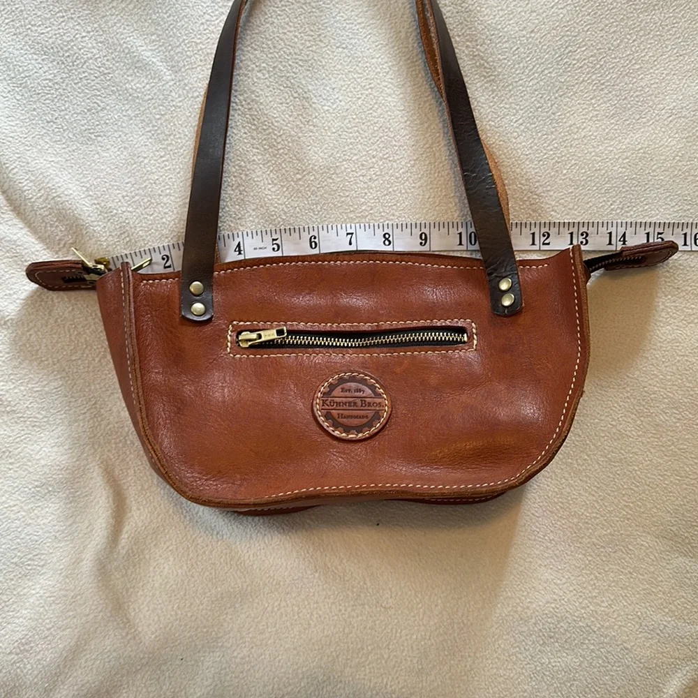 NWT 100% hand cut and sewn leather purse - Picture 8 of 12